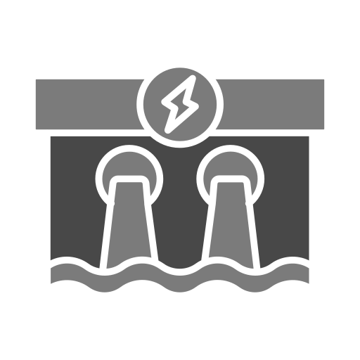 hydroelektryczny Generic color fill ikona