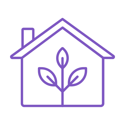 Eco home Generic color outline icon