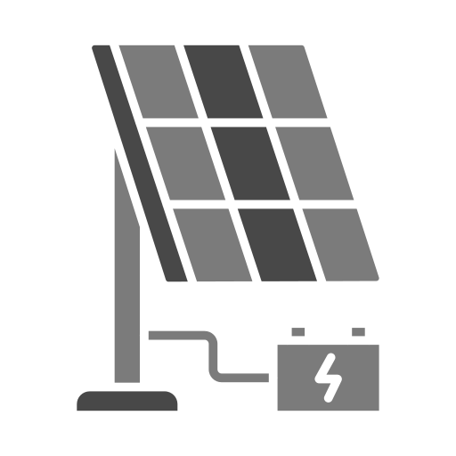 Solar energy Generic color fill icon