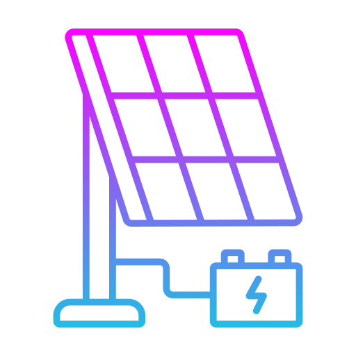 Solar energy Generic gradient outline icon