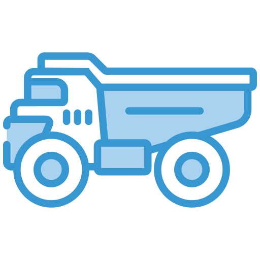 Dump truck Generic color lineal-color icon