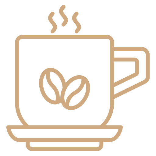 taza de café Generic color outline icono
