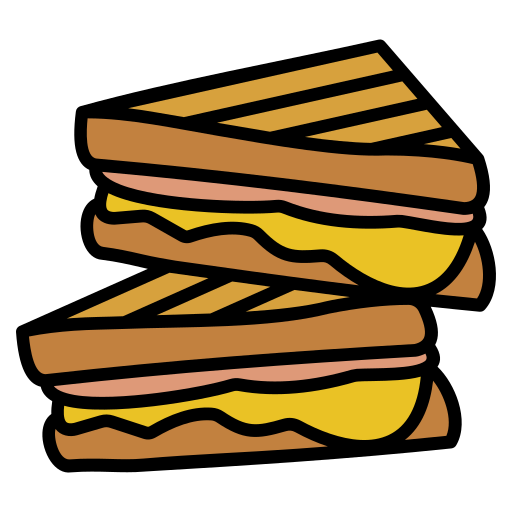 구운 치즈 Generic color lineal-color icon