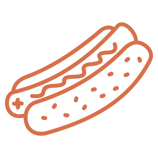 hotdog Generic color outline icoon