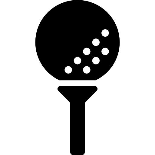 golf Curved Fill icon