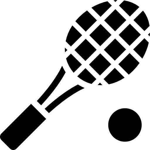 Tennis Curved Fill icon
