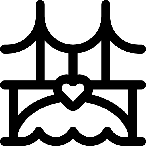 Bridge Basic Straight Lineal icon
