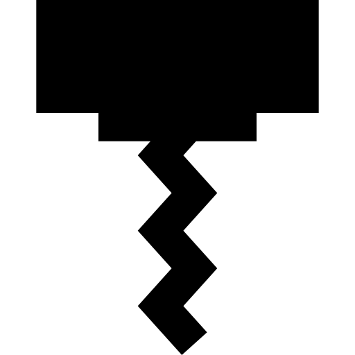 korkociąg Basic Straight Filled ikona