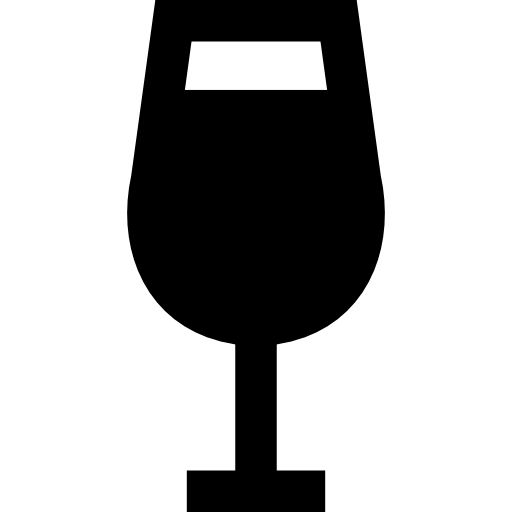 lampka wina Basic Straight Filled ikona