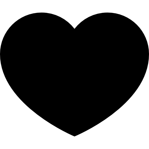 心臓 Basic Straight Filled icon