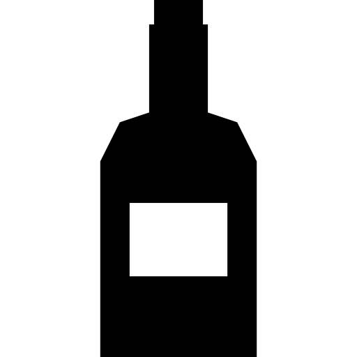 Wine bottle Basic Straight Filled icon