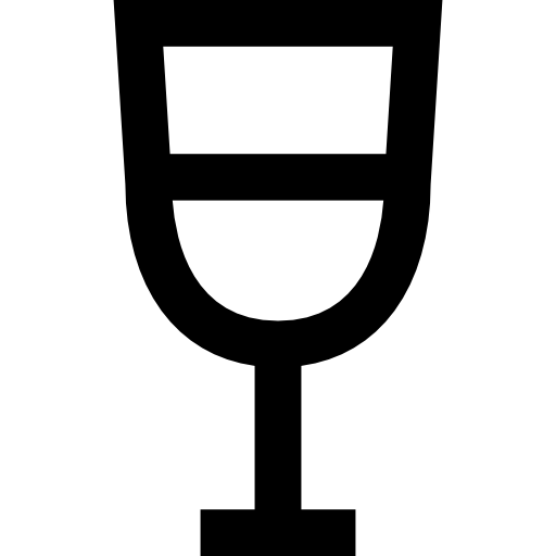 lampka wina Basic Straight Lineal ikona