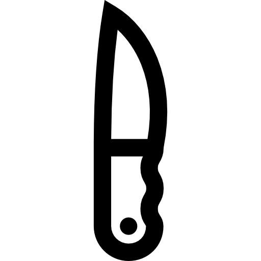 Knife Basic Straight Lineal icon