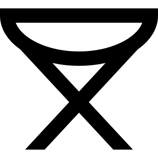 krzesło obozowe Basic Straight Lineal ikona