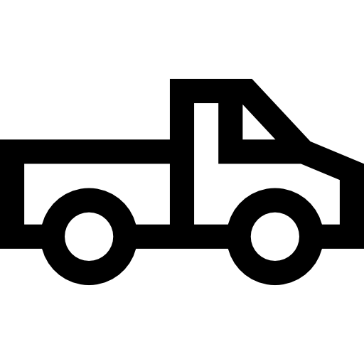 bestelwagen Basic Straight Lineal icoon