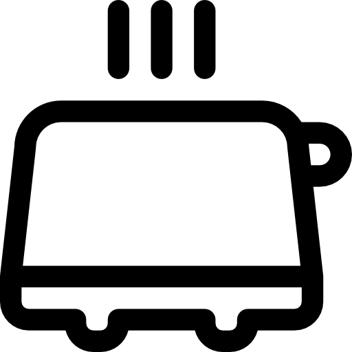 toaster Basic Straight Lineal icon