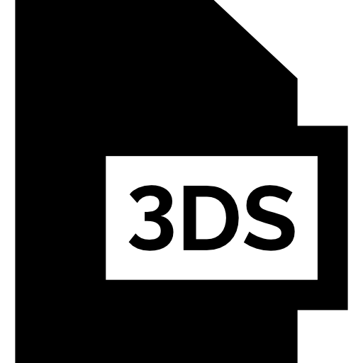 3ds Basic Straight Filled ikona