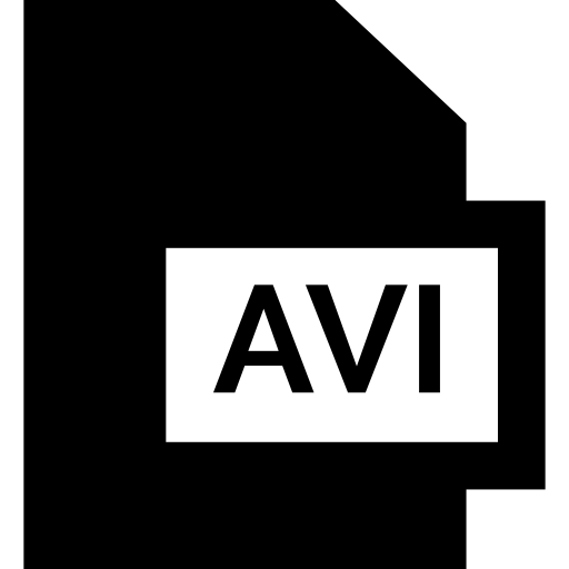 Avi Basic Straight Filled icon