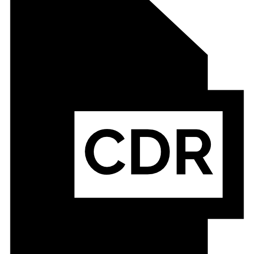 cdr Basic Straight Filled icon