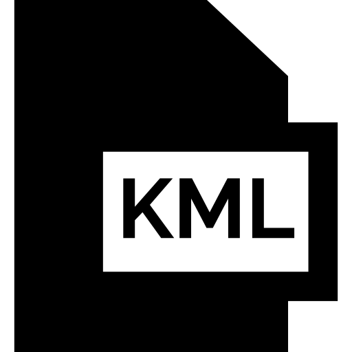 kml Basic Straight Filled icono