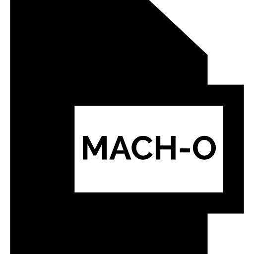 Mach-o Basic Straight Filled icon