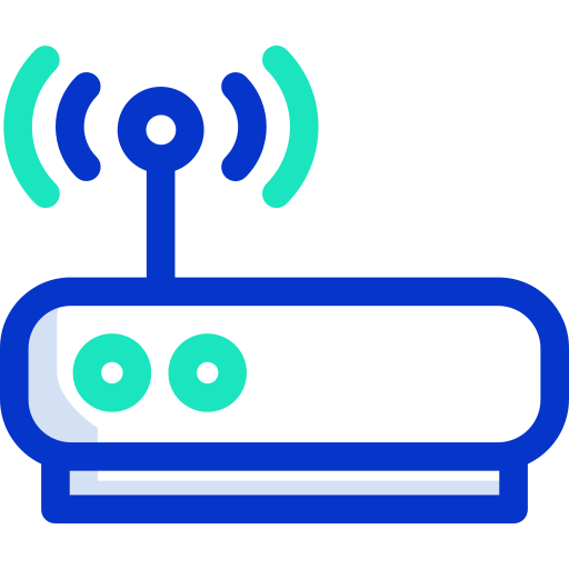 router Icongeek26 Outline Colour icoon