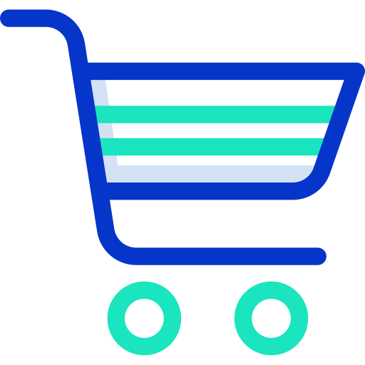 carrito de compras Icongeek26 Outline Colour icono