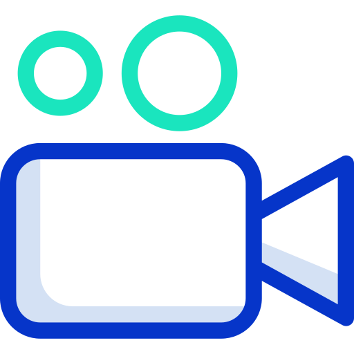 Video camera Icongeek26 Outline Colour icon