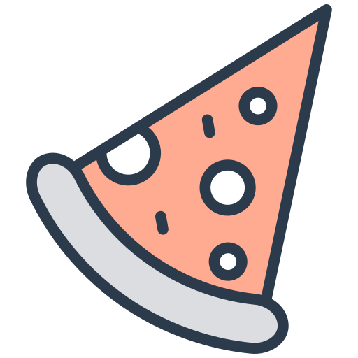 Pizza slice Generic color lineal-color icon