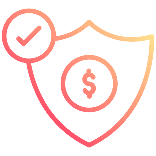 Money protection Generic gradient outline icon