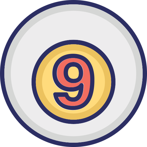Billiard ball Generic color lineal-color icon