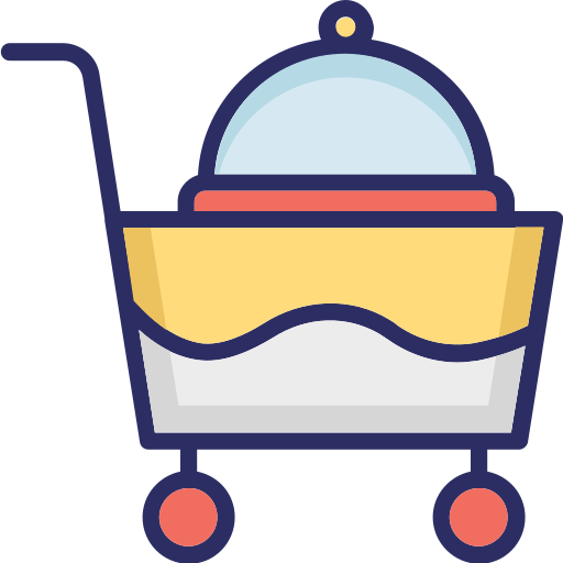 Food trolley Generic color lineal-color icon