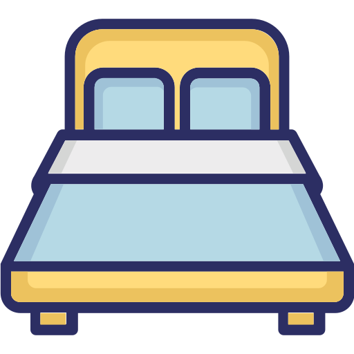 cama Generic color lineal-color icono