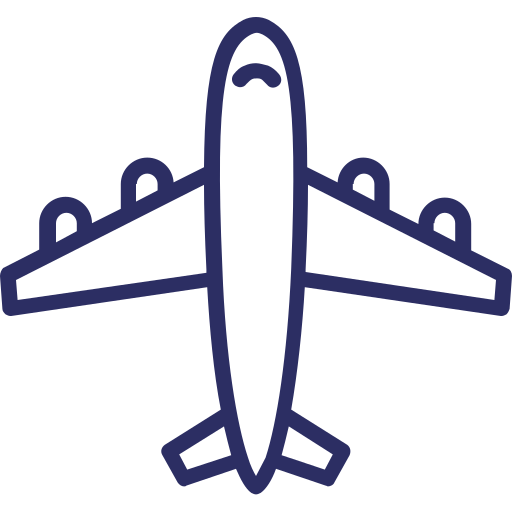 vliegtuig Generic color outline icoon