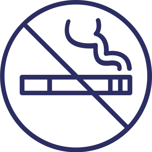 señal de no fumar Generic color outline icono