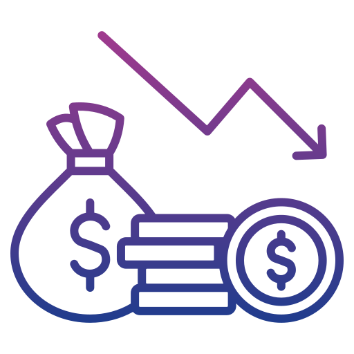 Contraction Generic gradient outline icon