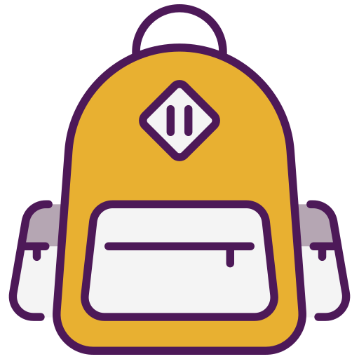 torba szkolna Generic color lineal-color ikona