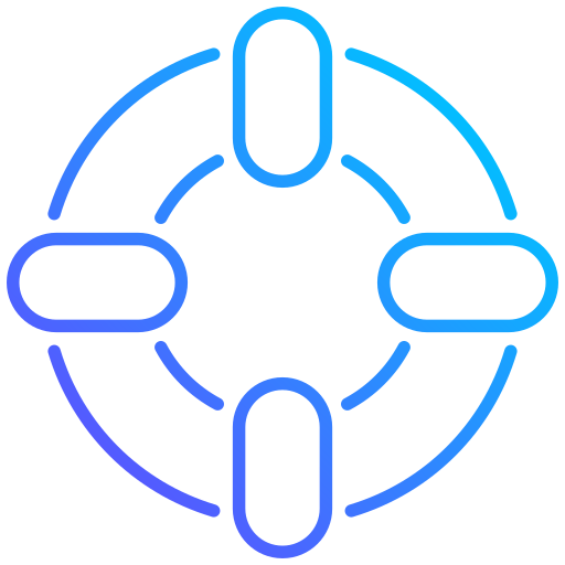 Lifebuoy Generic gradient outline icon