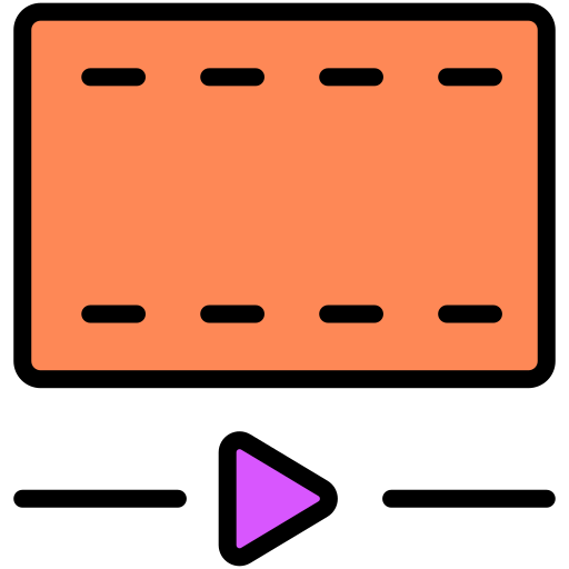 video speler Generic color lineal-color icoon