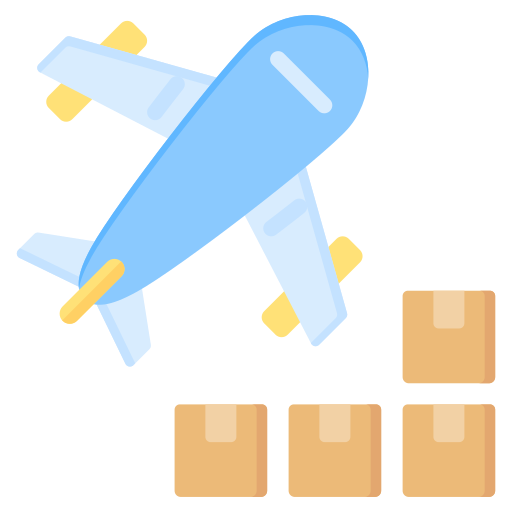Air cargo Generic color fill icon
