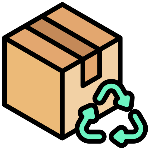 pudełko do recyklingu Generic color lineal-color ikona