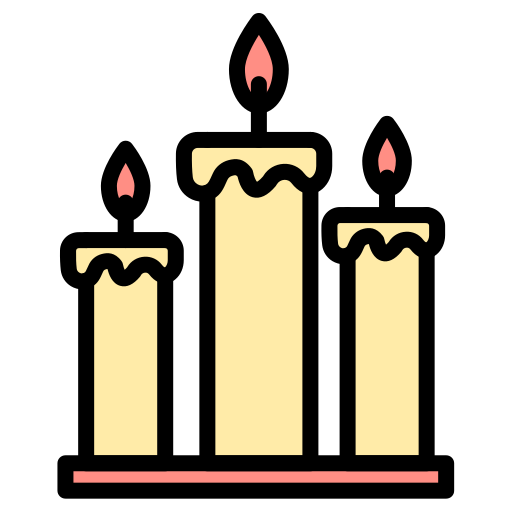 촛불 Generic color lineal-color icon