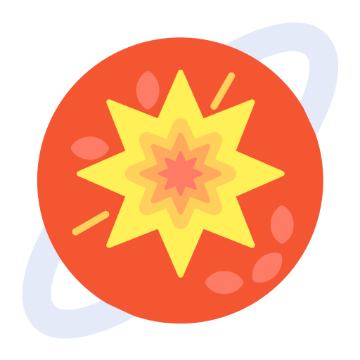 超新星 Generic color fill icon