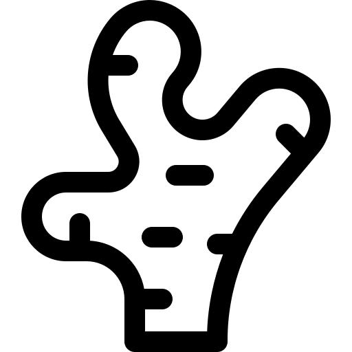 gingembre Basic Rounded Lineal Icône