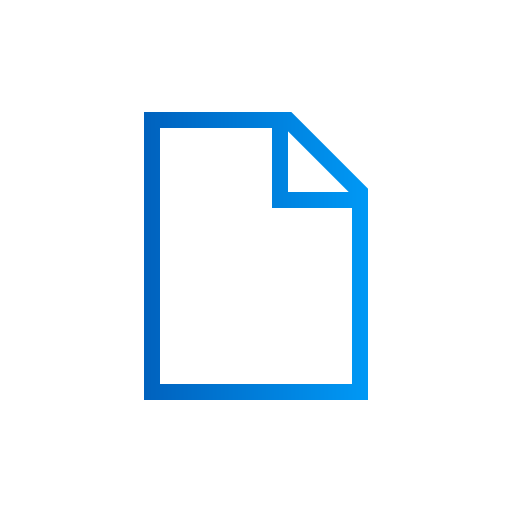 archivo Generic gradient outline icono