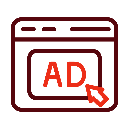 Advertisement Generic color outline icon