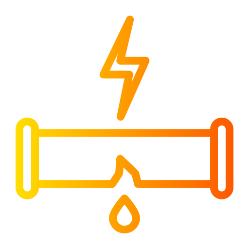 홍수 센서 Generic gradient outline icon
