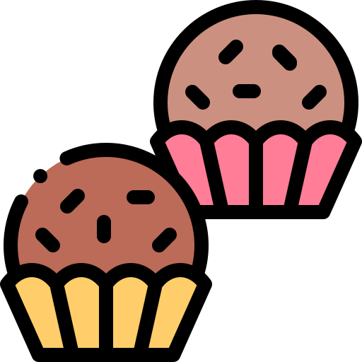Brigadeiro Detailed Rounded Lineal color icon