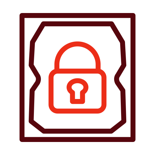 Encrypt Generic color outline icon
