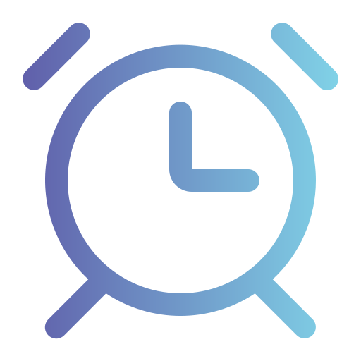 Alarm clock Generic gradient outline icon